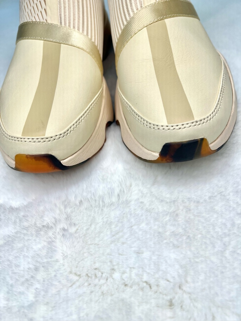 SOREL Kinetic Impact II Mule Sneakers Honey White Ceramic Size 9 - Picture 12 of 16